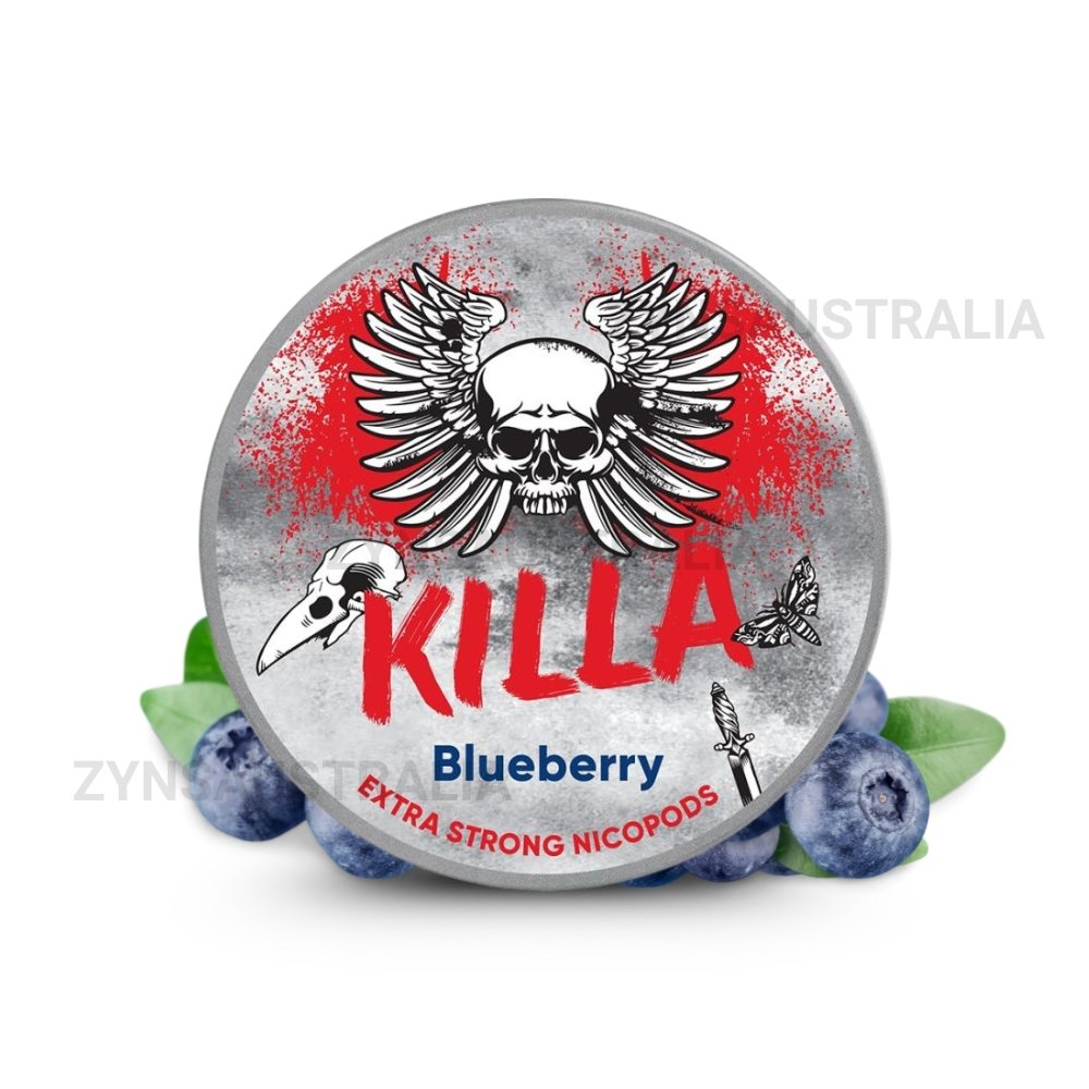 KILLA Nicotine Pouches Blueberry 12.8mg KILLA Nicotine Pouches Blueberry 12.8mg