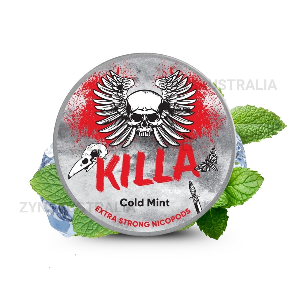 KILLA Nicotine Pouches Cold Mint 12.8mg KILLA Nicotine Pouches Cold Mint 12.8mg