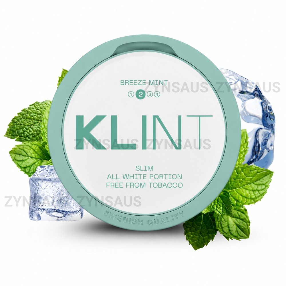 KLINT Nicotine Pouches Breezy Mint KLINT Nicotine Pouches Breezy Mint